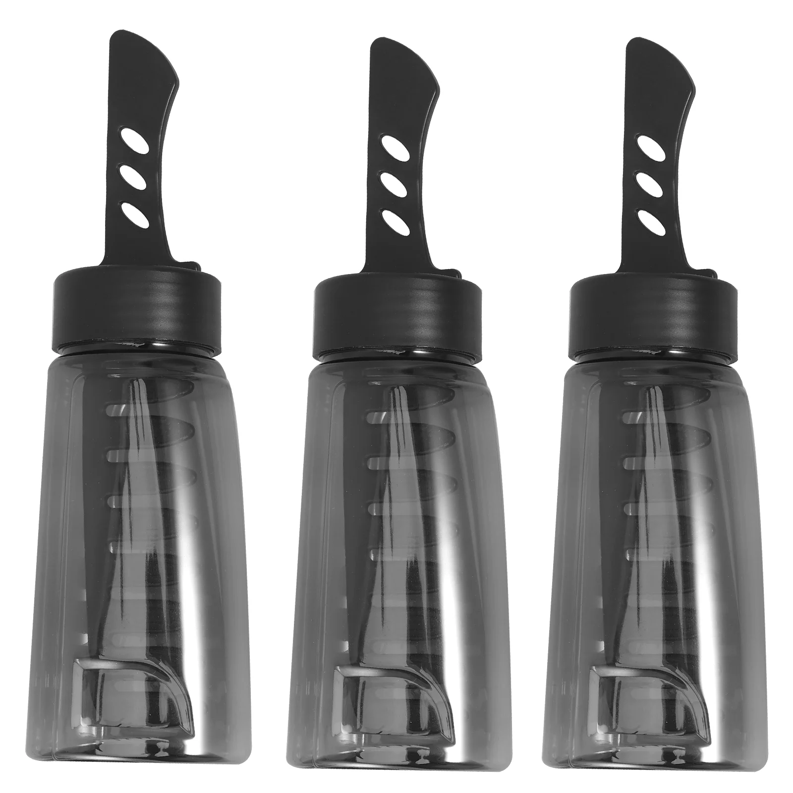 

Пустая гелевая бутылка для укладки волос с расческой, многоразовый контейнер для волос, 3 шт.