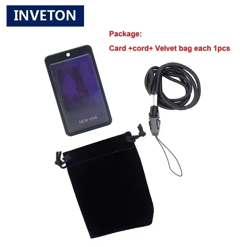 Quantum New Me Card Terahertz Energy Card with Bag Cord Nume Now Terahertz Tarjeta Cuantica Quantic Ion