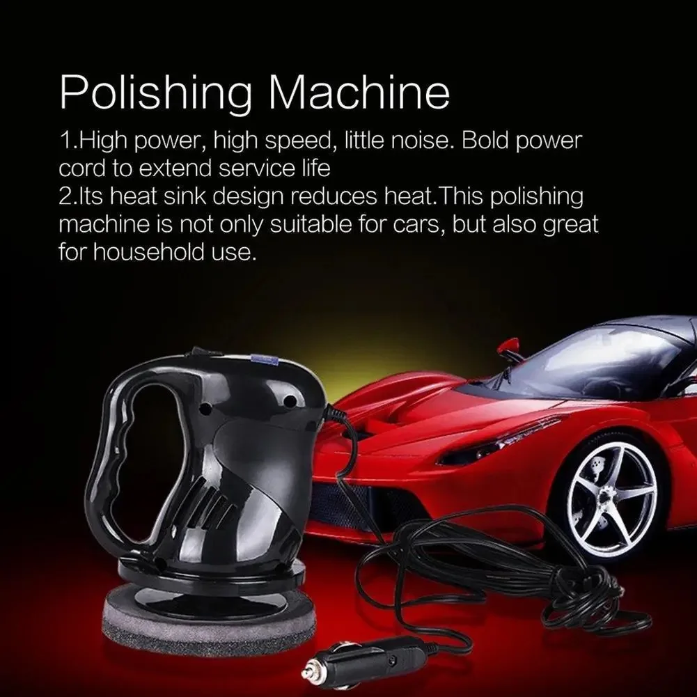 Portable Electric Sander Auto Vehicle Polisher Electric Tools Buffing Waxing Waxer Car Polishing Machine Waxed Buffer Cleaner 4