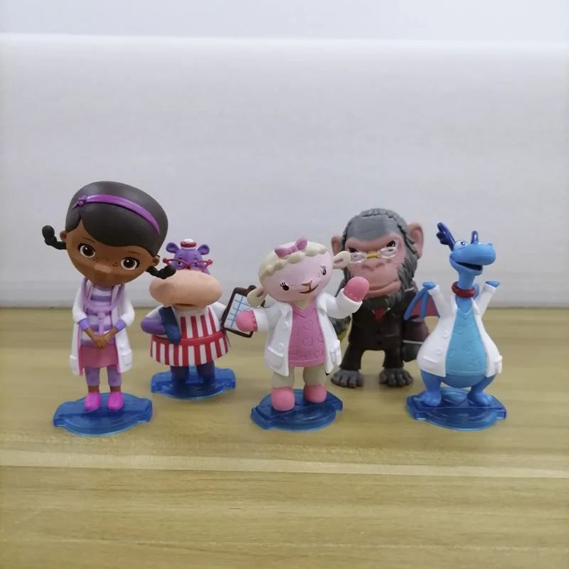 Disney Cartoon Figurine Doc Mcstuffins Regali Per Bambini Modello Collezione Di Giocattoli Ornamenti