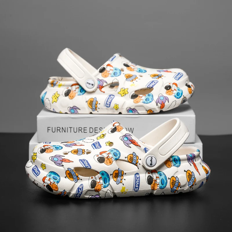 Children Shoes Girls Sandals Fashion Luxury Designer Kids Clogs Soft Platform Summer EVA Slippers For Girls