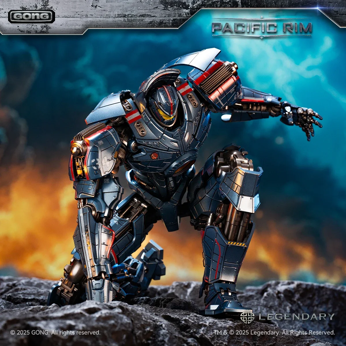 In stock 】GONG Pacific Rim Gipsy Danger 25CM 10-inch Alloy Action