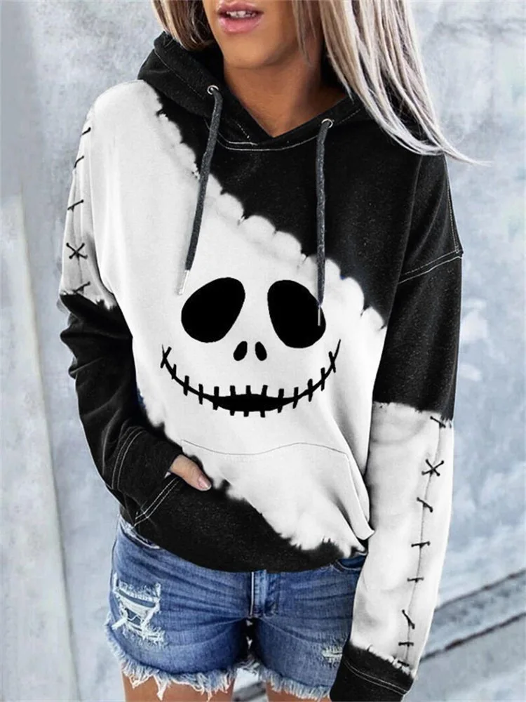 

French Vintage Sweater Contrasting Sweatshirt Casual Long-Sleeved T-Shirt Crew Neck Pullover Fashion Women's Clothing