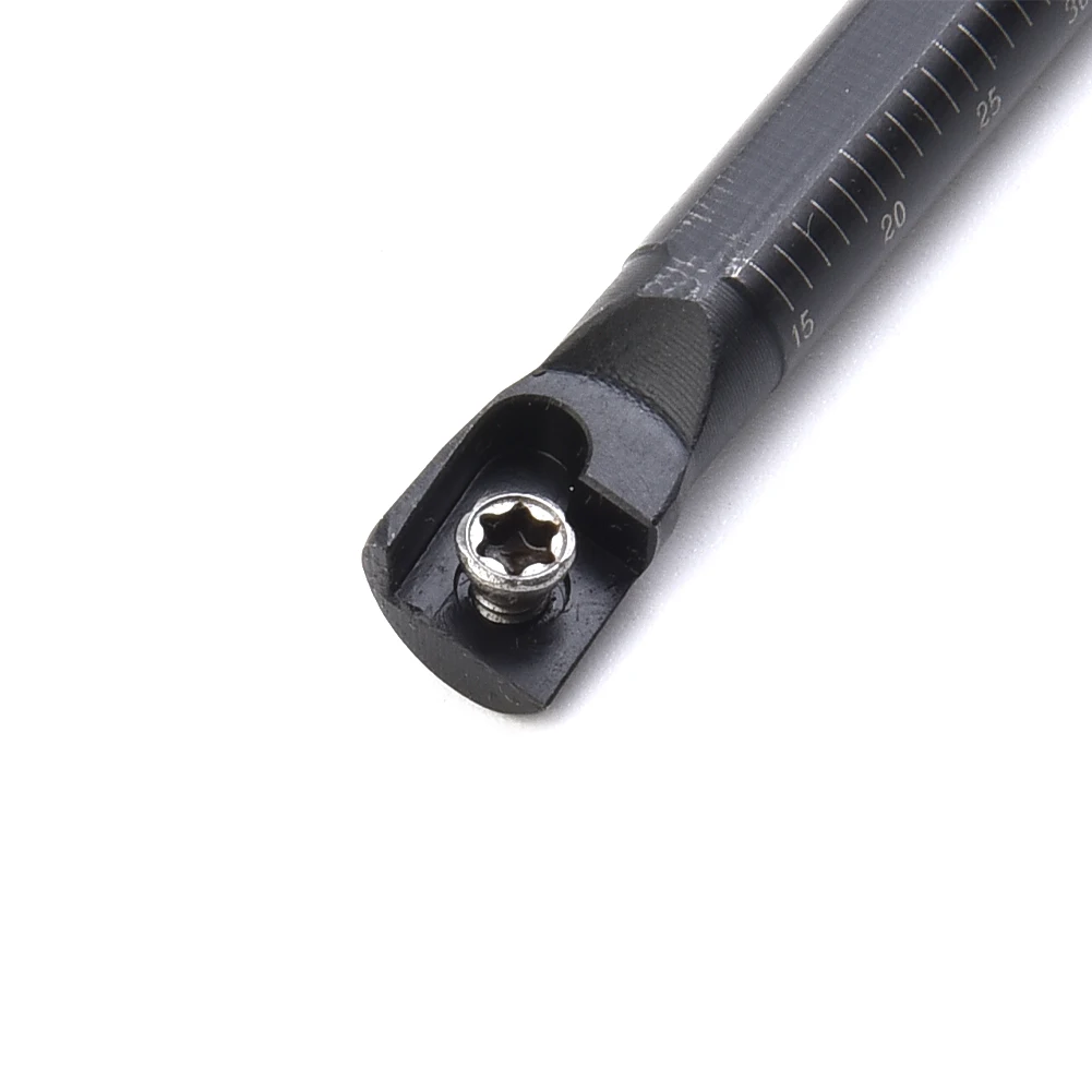 Lathe Turning Tool Holder Boring Bar Tools Lathe Cutter Metal Turning Rod Holders 6/7/8/10mm SCLCR06 Shank 10pcs Inserts