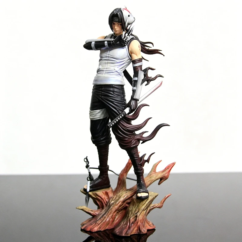 Figura de PVC de 23 cm de Anbu Uchiha Itachi, Anime Naruto Shippuden, Estatua Coleccionable GK