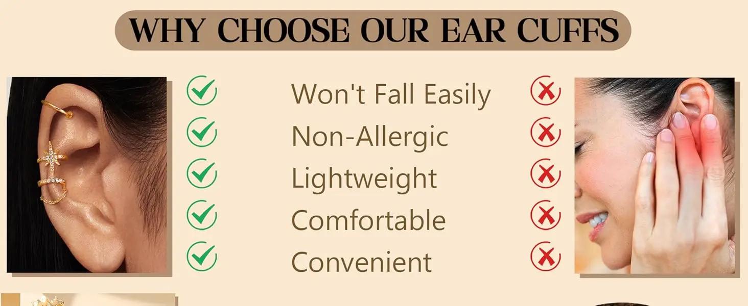 ear cuffs non piercing
