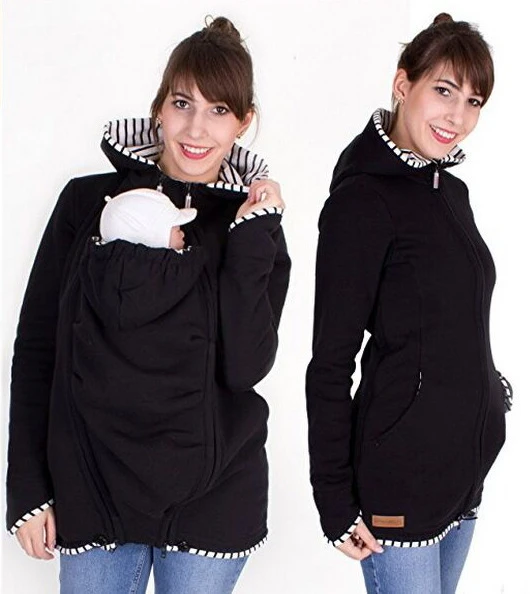 Jersey de lactancia materna para mujer, de alta calidad Sudadera con  capucha, ropa de lactancia informal con pañuelo para el cuello, Invierno -  AliExpress