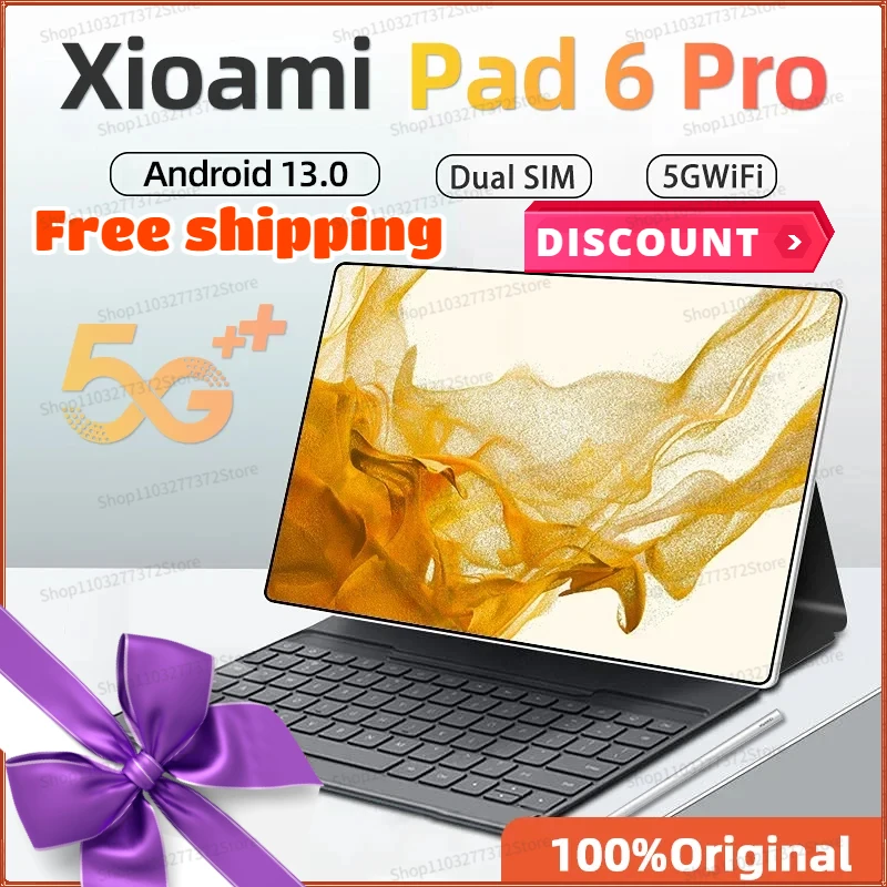 

Oginal Pad 6 Pro Tablet PC 11 Inch Snapdragon 870 2023 Android 12GB 512GB 120Hz Screen 10000mAh tablet android 12 5G WIFI Mi Pad