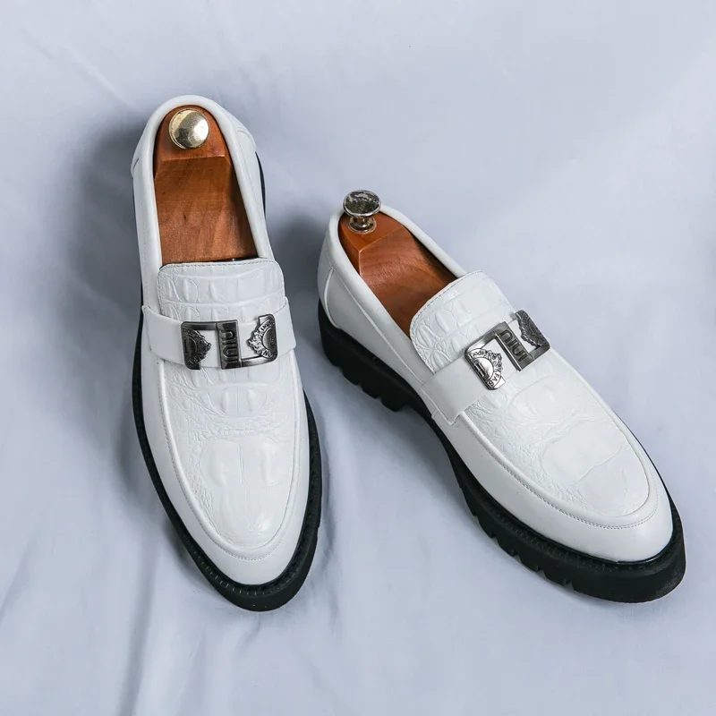 S2b4f74b87ccc4723a5fdbb2cb679b0f3s Stylish VIPOL White Loafers for Men Slip-On Dress Shoes for Parties