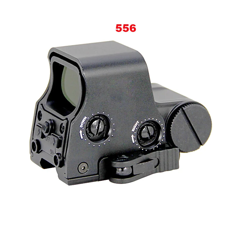 Tactical 558 556 Holographic Scope Red and Green Hunting Rifle Reflex Sight with Integrated 5/8\