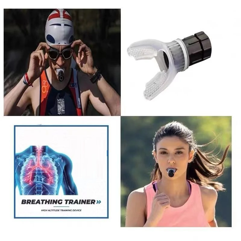 1Pcs Breathing Trainer Exercise Lung Fitness Trainer Lungs Training Outdoor Expiratory Breathing Exercise Device Healthy Care