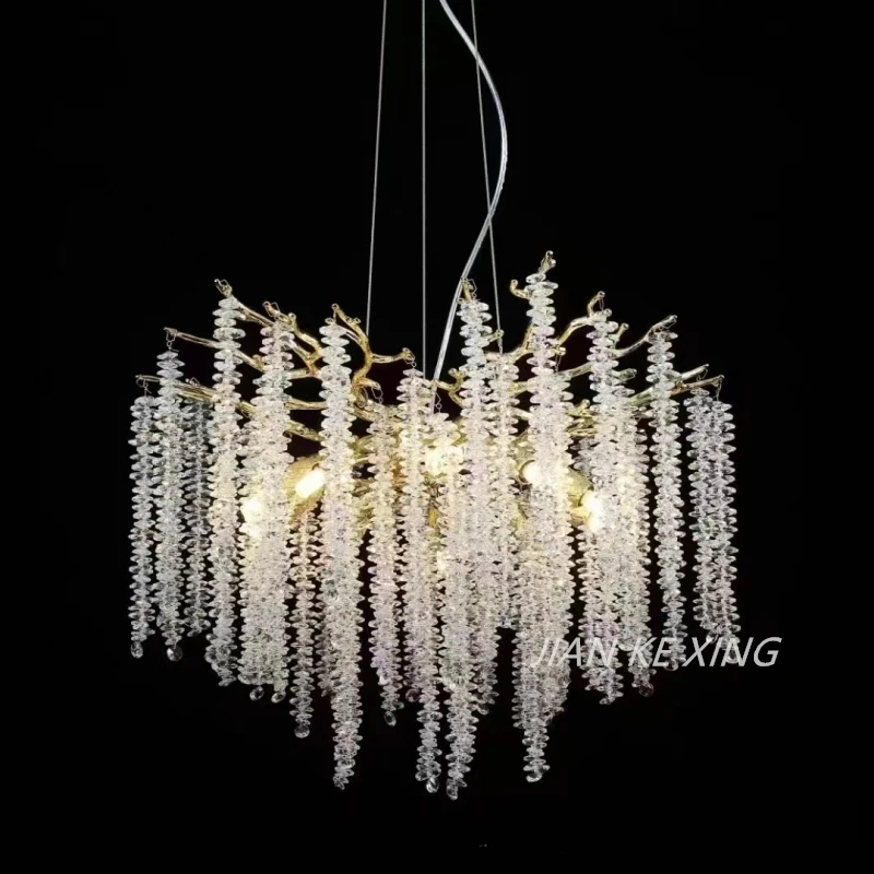 lustre-suspendu-a-pampilles-en-cristal-de-galvanoplastie-lampe-a-led-haute-qualite-luxe-salon-salle-a-manger-hotel-hall-maison-suspension