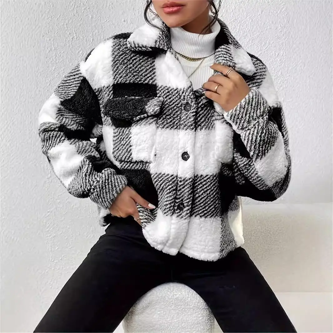 여성용 캐주얼 가디건 재킷 버튼 포켓 패치가 있는 편안한 홈웨어 무브랜드 보호복