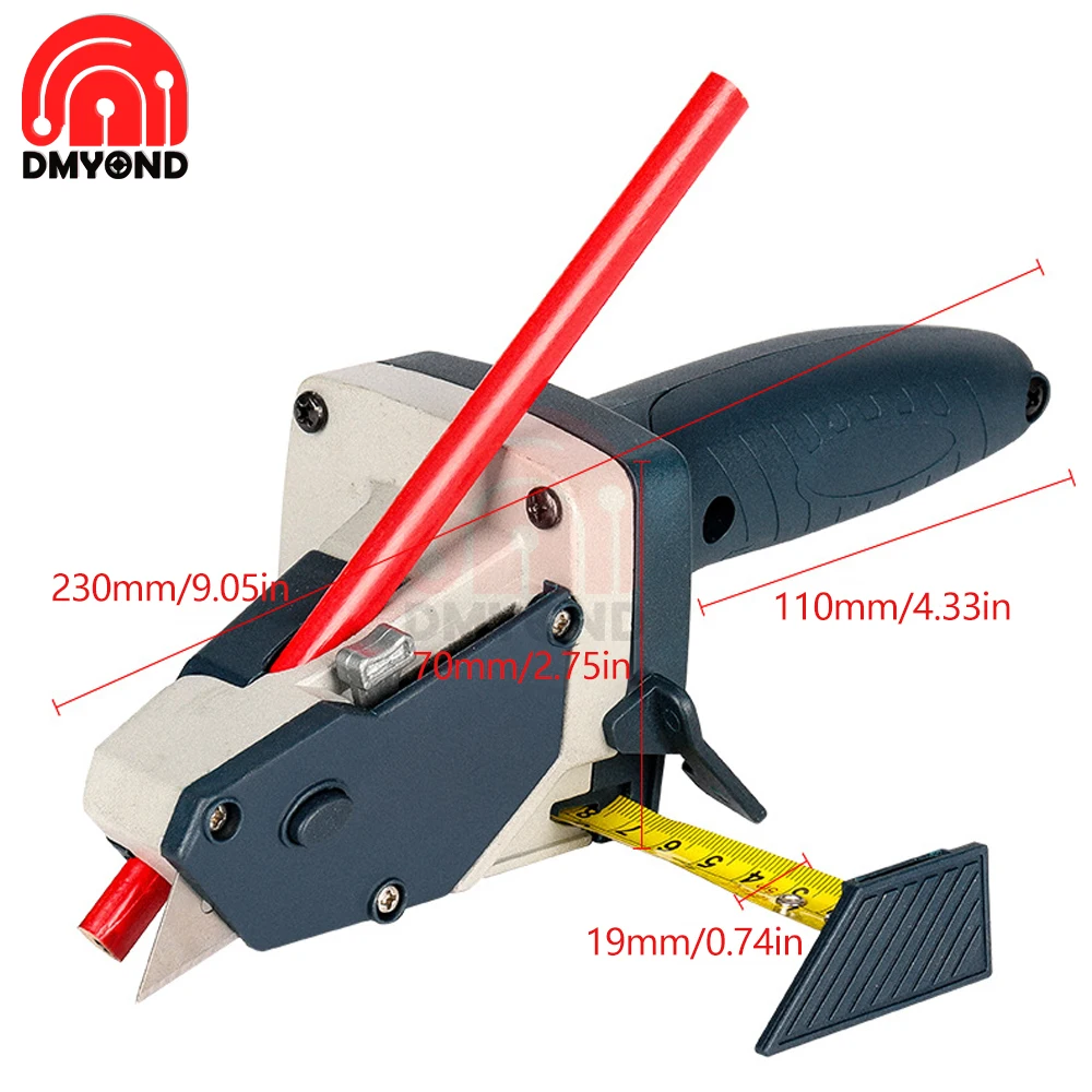 Gypsum Board Cutter Scriber Plasterboard Edger Drywall Automatic Cutting Artifact Cutter Tool Scale Home Woodworking Hand Tools