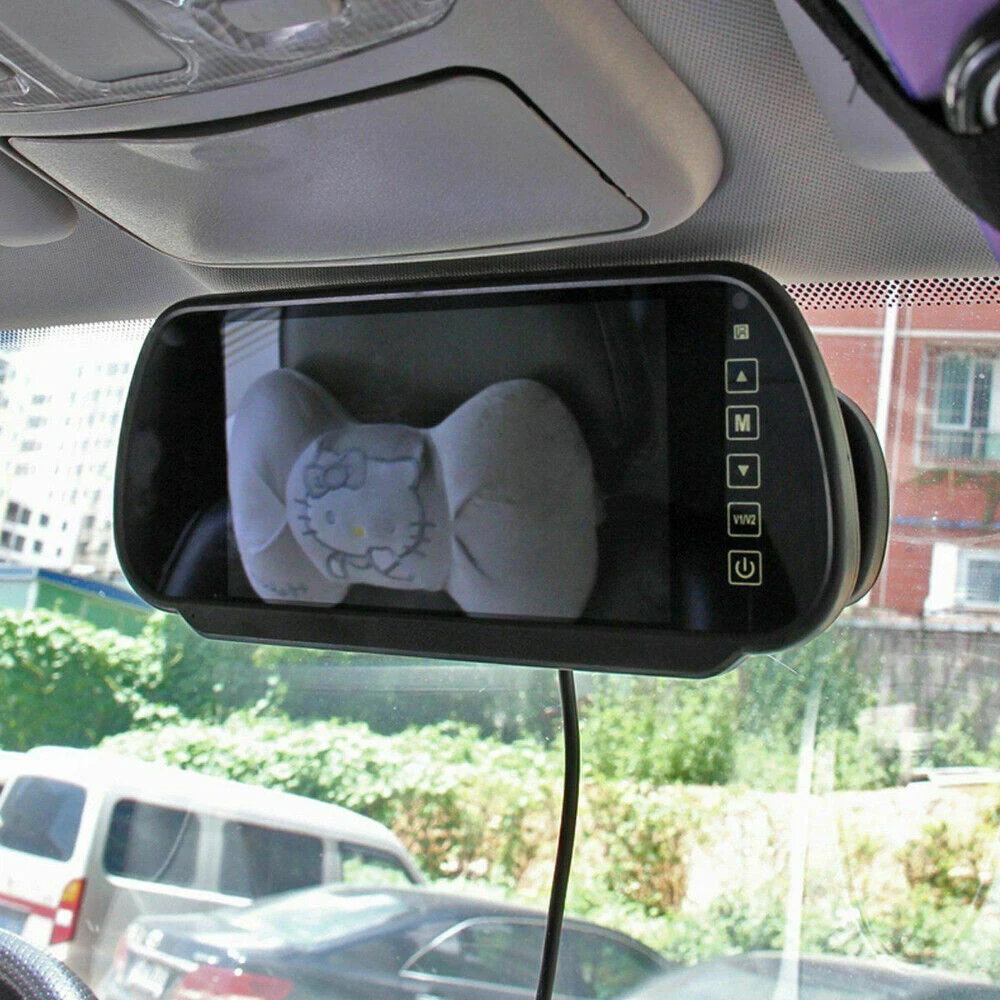 7 Inch LCD Color Screen Car Reverse Rear View Backup Camera HD Mirror Monitor car display monitor car rear view camera car display assembly