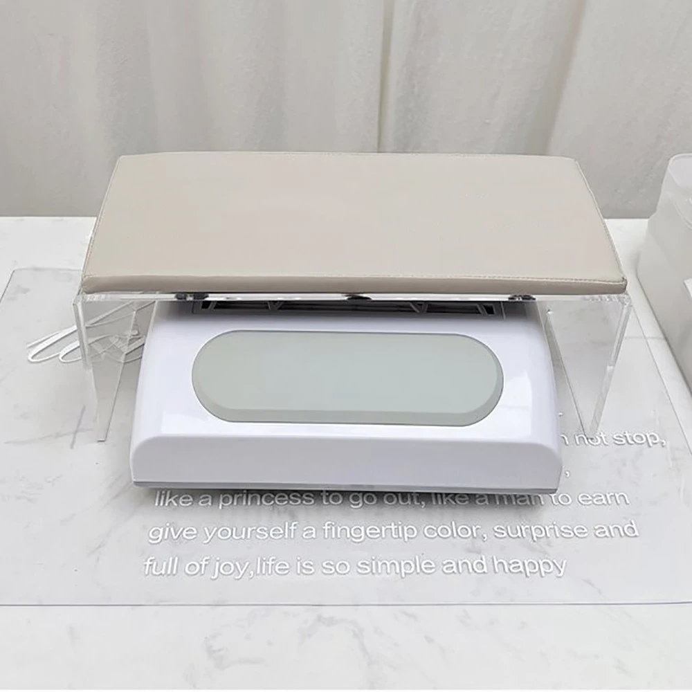 Acrylic Nail Hand Rest & PU Leather Nail Manicure Table