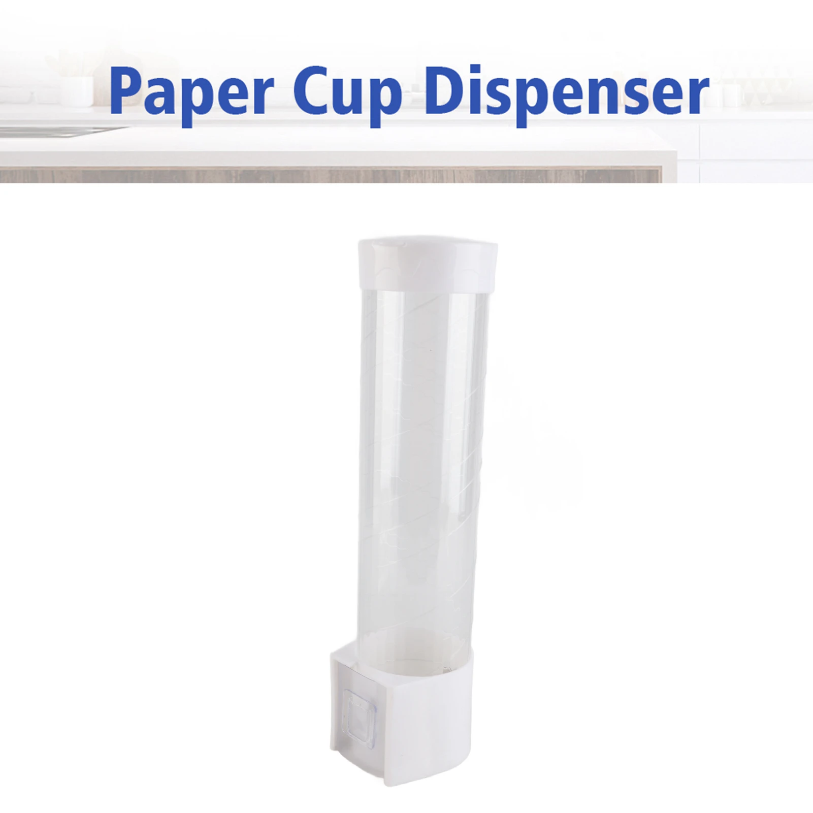 Disposable Paper Cups Dispenser Plastic Cup Holder For Water Dispenser Wall Mounted Cup Storage Rack Cups Container 7.5cm Dia