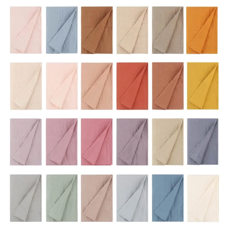 Cotton Gauze Muslin Baby Blanket Super Soft Newborn Quick Dry Boy Girl Kids Bath Towel Baby Stroller Blanket Cover 4