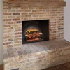 23" W Free Standing Electric Fireplace Log Set , Fireplace Insert, Heater 750W/1500W, Crackling Sound, Remote Control 4