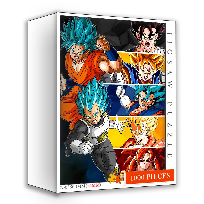 

Jigsaw Puzzle Classic Anime Cartoon Wooden 1000 Pieces Puzzle Vegeta Goku DIY Wood Puzzles for Kids Children Adults Toys Gifts