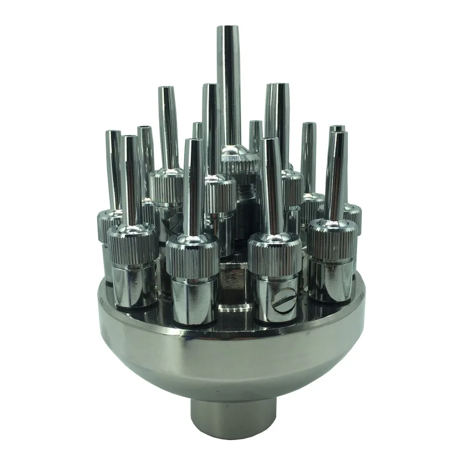 

Three layer flower nozzle, water landscape nozzle, 304 stainless steel, 1-inch adjustable flower nozzle, fountain nozzle