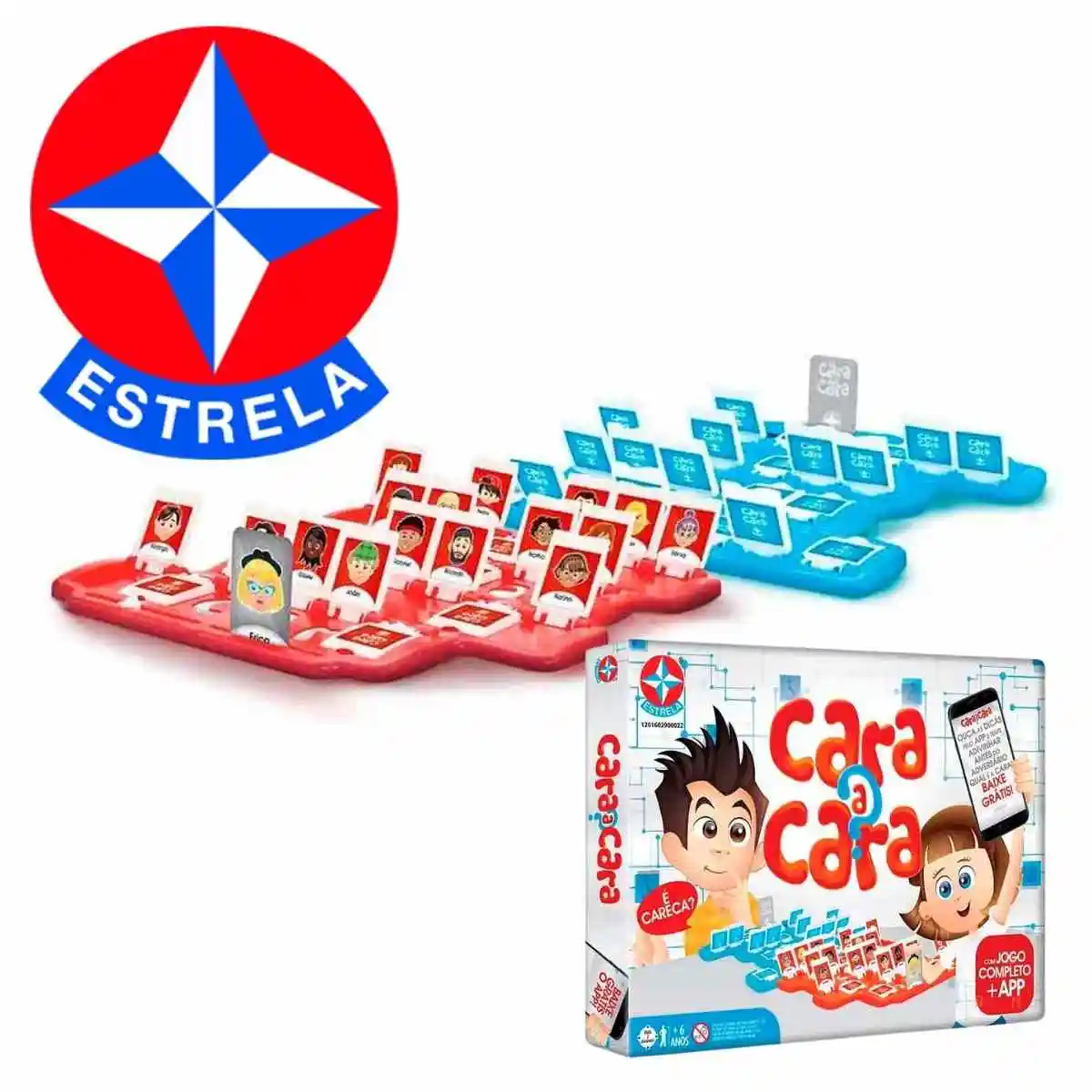 Jogo Cara a Cara da Estrela - Clássico Agora em Versão Renovada com  Aplicativo! Jogo Infantil menino menina 6 anos 7 anos +