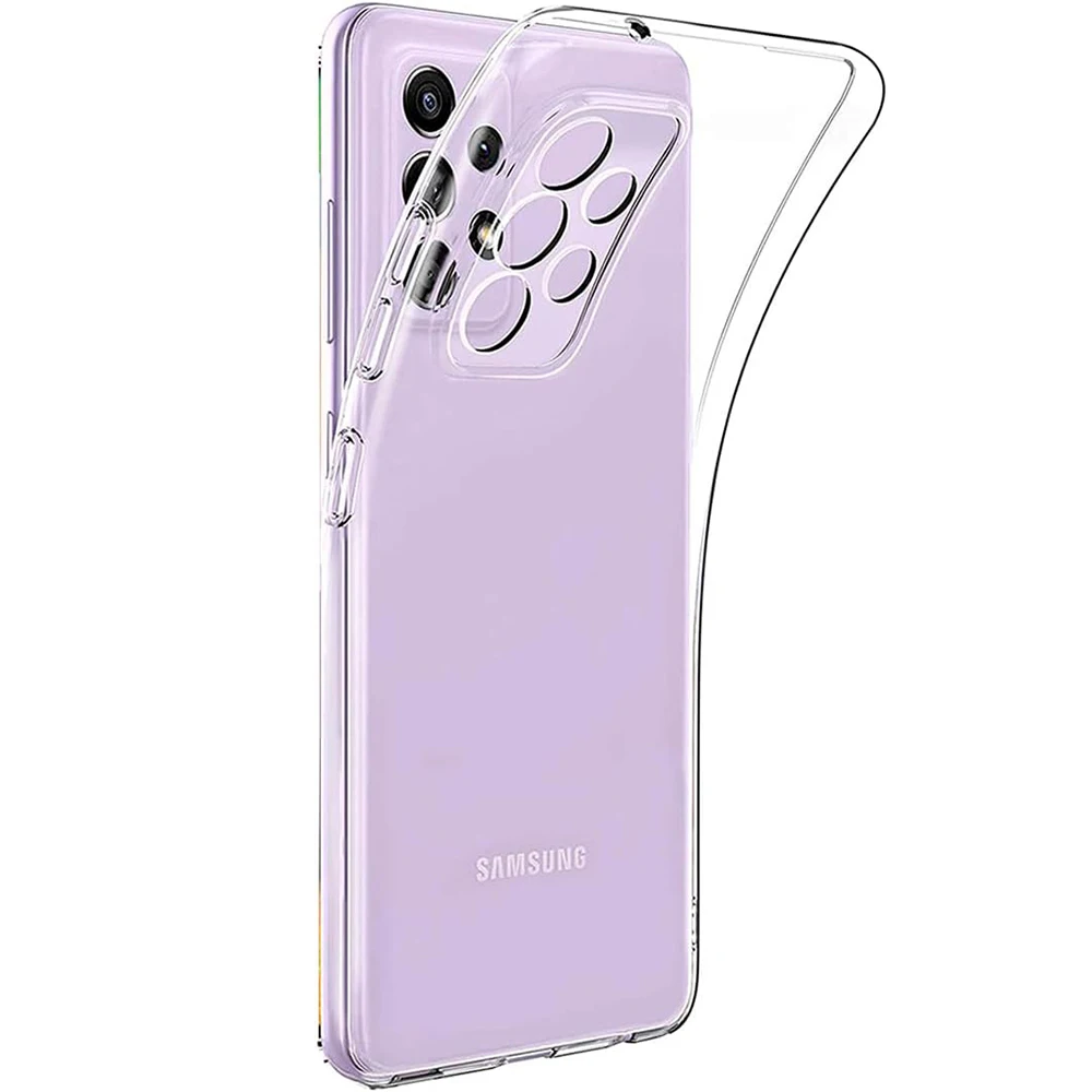thumbnail image 1 of Ultra Thin Soft Case For Samsung Galaxy A13 4G A23 A33 5G A53 A52s A52 A54 5G A04S A14 A34 Clear Silicone Back Case Cover Shell, 1 of 4