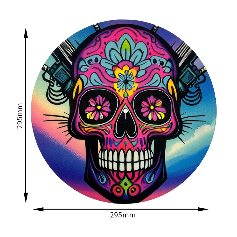 thumbnail image 2 of Hero-s - Felt Vinyl Record Pad, Turntable Mat Slipmat For Audiophile, 3mm Felt Platter, For 2 of 10