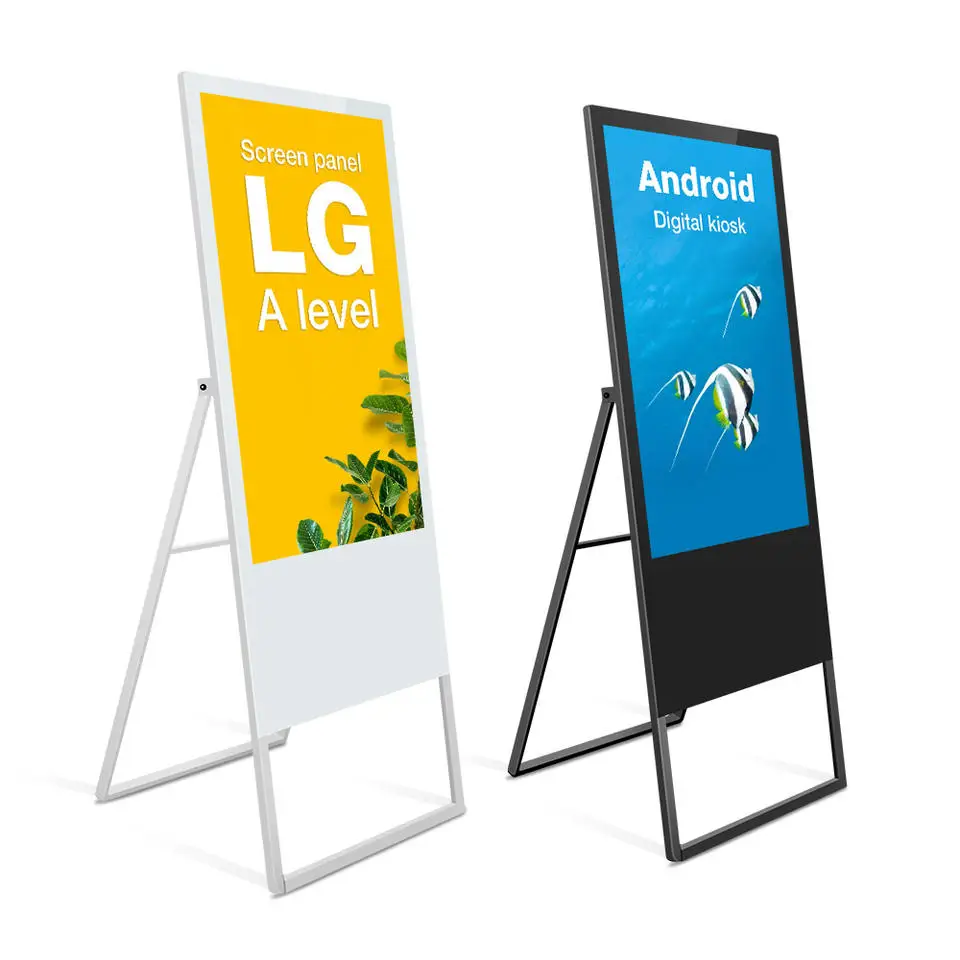 Floor Standing Advertising Video Poster Led Screen Commercial Lcd Sing Poster  Digital Signage And Displays - Advertising Screen - AliExpress