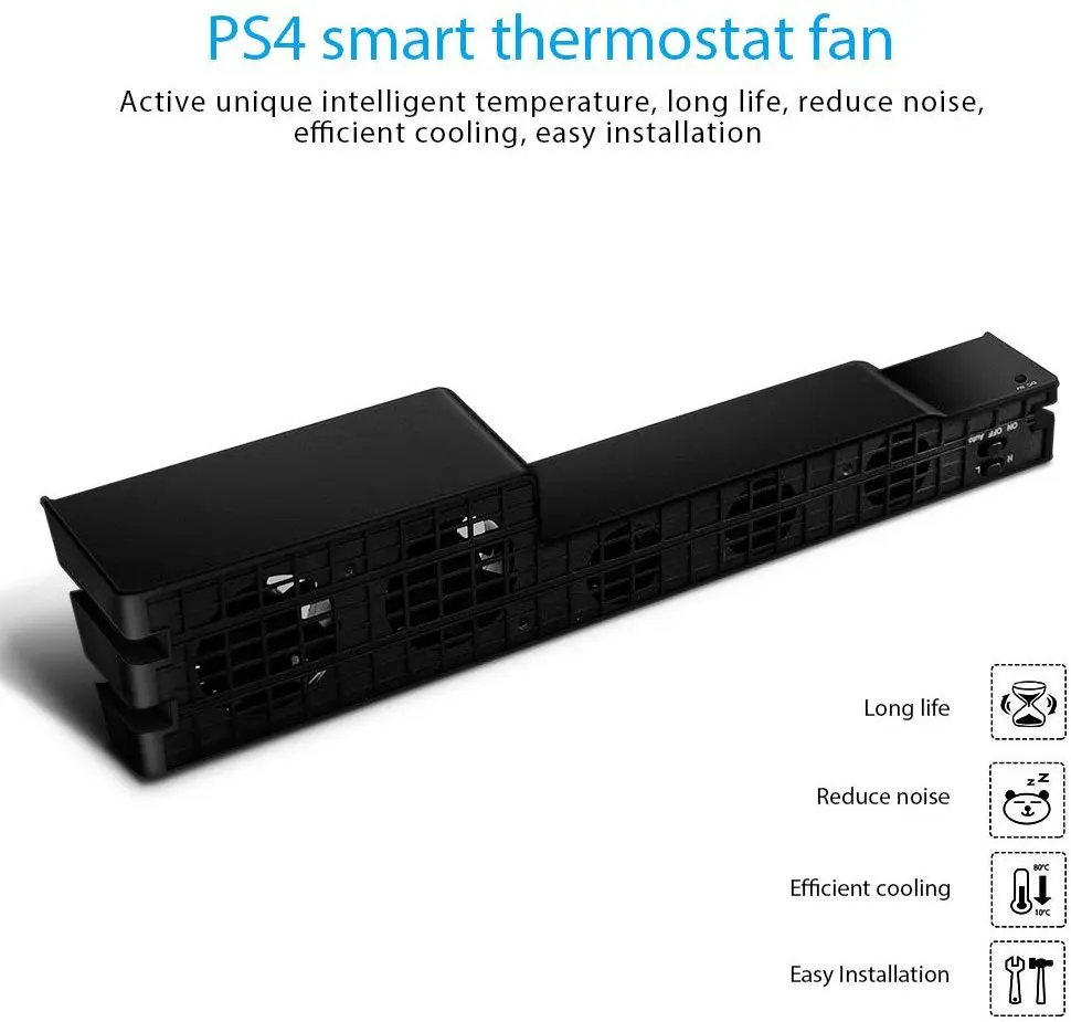 Cooling Fan Cooling Fan For Sony PS4 Pro Slim Game Console Play Station Playstation PS 4 Cooler DC 5V USB Refrigerator Ventilator Portable
