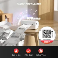 Bluetooth Thermal Label Printer, 130B Wireless 4x6 Shipping Label Printer for Shipping Packages Small Business Office or Home 2