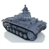 US Stock Heng Long RC Tank 1/16 Scale 7.0 Plastic German Panzer III L RTR RC Tank Model 3848 Vehicle 2.4G Gift Toy Model TH17339 4