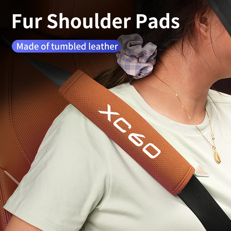 Наплечник для автомобильного ремня безопасности, защитная подкладка для автомобильного ремня безопасности, чехол для VolvoXC60 S60 S80 S90 T6 V40 V50 V70 V90 XC40 XC70 XC90