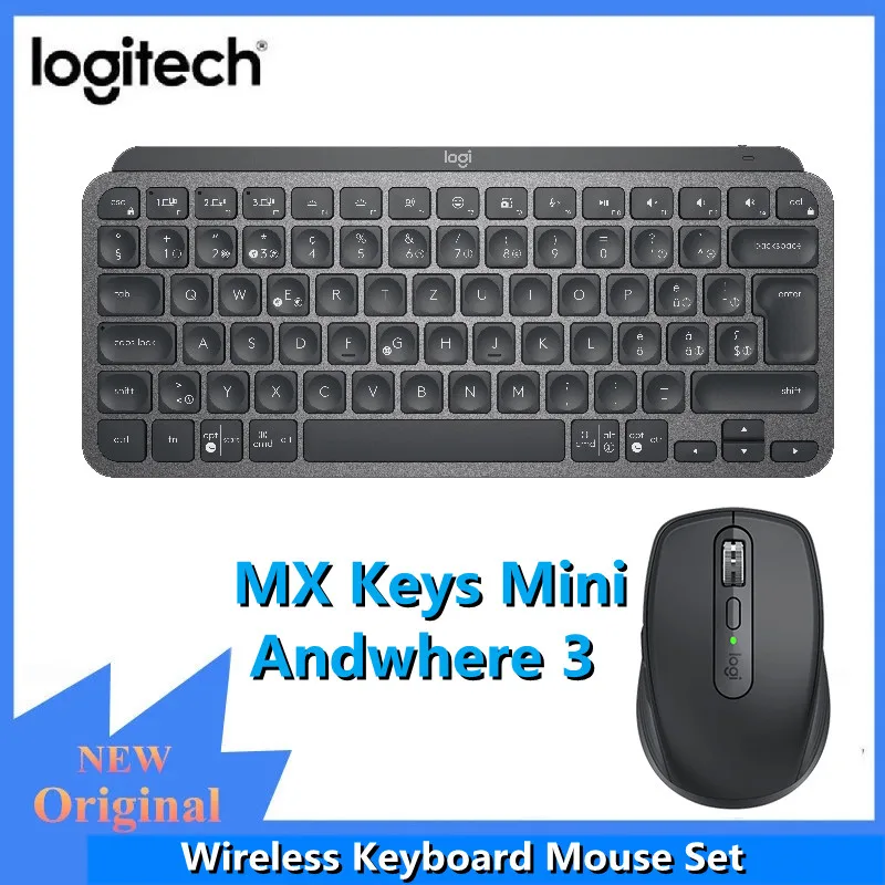 Kakadu Odysseus forbundet Logitech Mx Keys Mini Wireless Keyboard Anywhere 3 Wireless Mouse Bluetooth  Keyboard Mouse Set For Notebook Computer Original - Keyboard Mouse Combos -  AliExpress