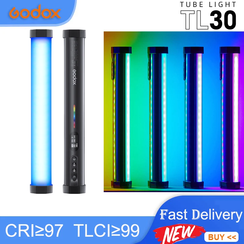 Лампа-трубка Godox TL30 светодиодная с дистанционным управлением, 2700-6500 К