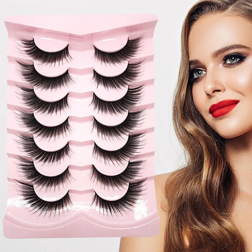 

7 пар Wispy, ресницы с котом, искусственная норка, лиса, ресницы, волшебный ангел, крыло, пушистые ресницы, мягкие натуральные длинные ресницы для макияжа