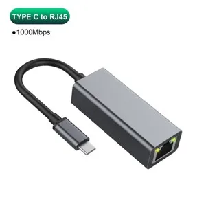 ตัวเลือกสินค้า อะแดปเตอร์ USB-C 1000Mbps ถึง RJ45