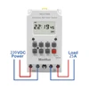 Manhua MS316B 220V 25A 68 ON Programmable Timer Switch School Bell Time Controller 5