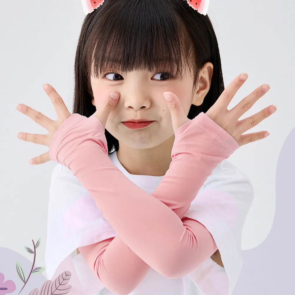 Summer Cooling Arm Guard Sleeves - UV Protection for Kids, Outdoor Sports & Activities