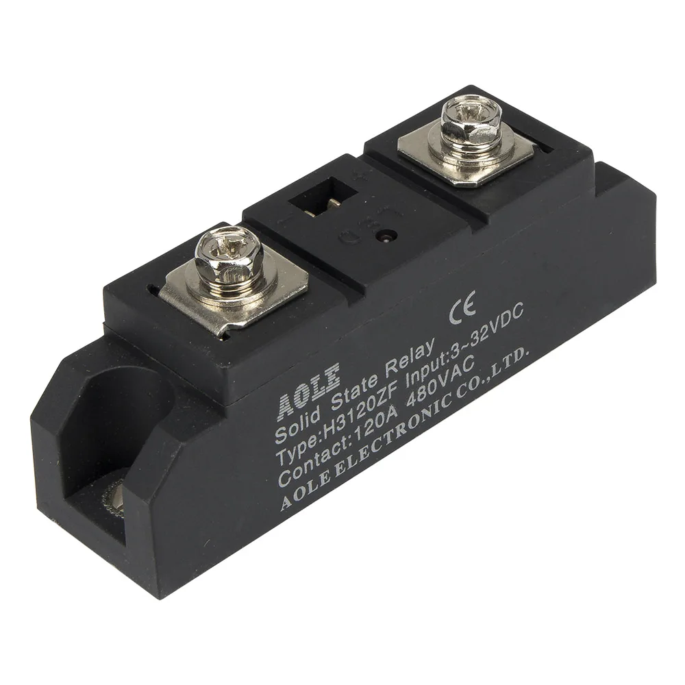 

H3120ZF single phase DC to AC 120A 24-480Vac industrial grade solid state relay / SSR