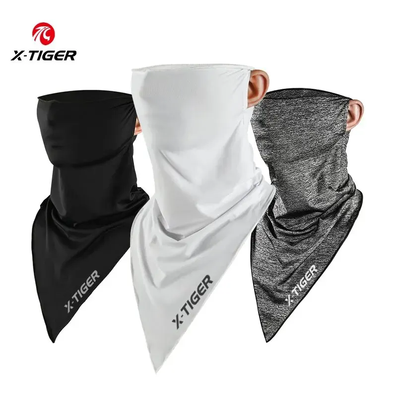 Cycling face masks X-TIGER ice fabric sport headband summer running motorcycle fishing cycling sun protection