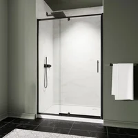 Shower Door, 38-42" W X 71" H Glass Shower Door with 1/4" (6mm) Clear Tempered Glass, Reversible Installation, Shower Door 1