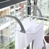 Anti-deform Modern Heating Radiator Balcony Shoes Hanger Sturdy Construction Laundry Drying Rack Windproof Yard Home Accessories 3