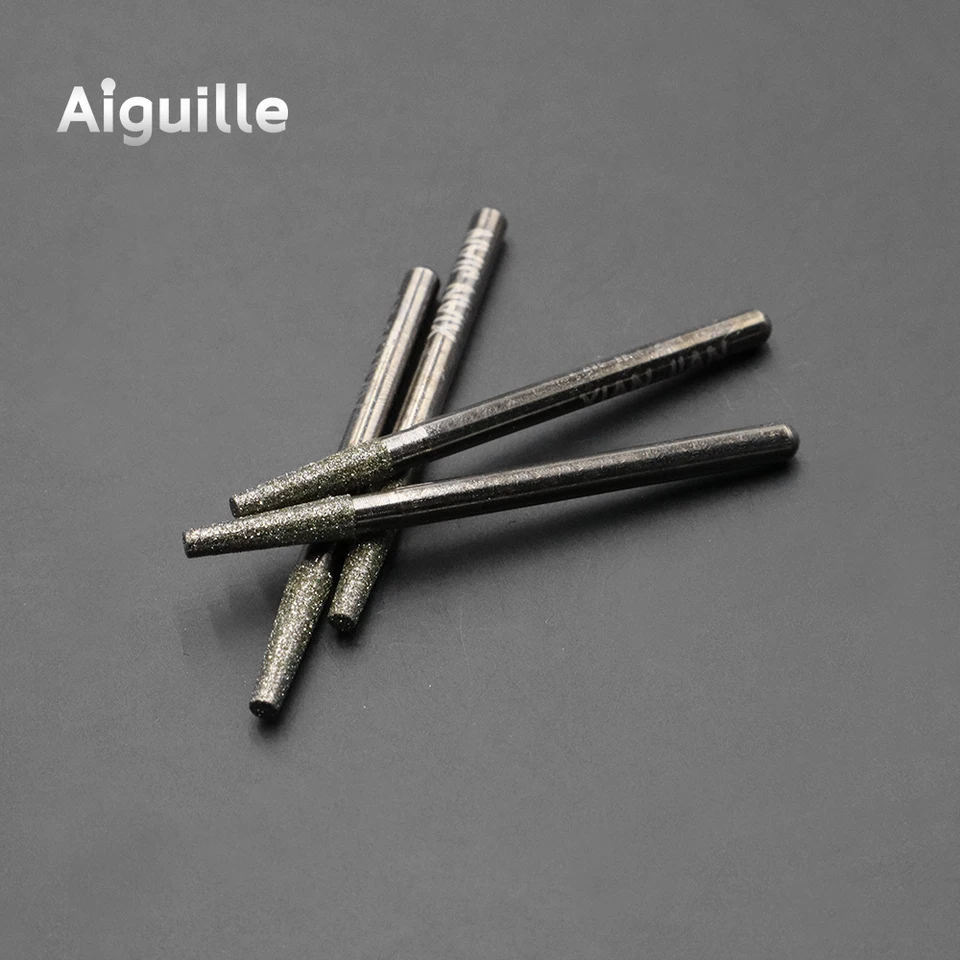 Sourcing Map 7pcs Lime Aiguille De Diamant 2mmx100mm Grain 150 Fichier