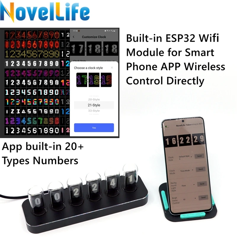 NovelLife Nixie Tube Clock Kit