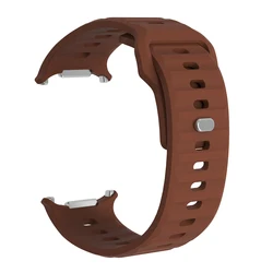 High - Performance Sports Silicone Watch Strap - Soft Bracelet Accessory for 47mm Watches (Brown)