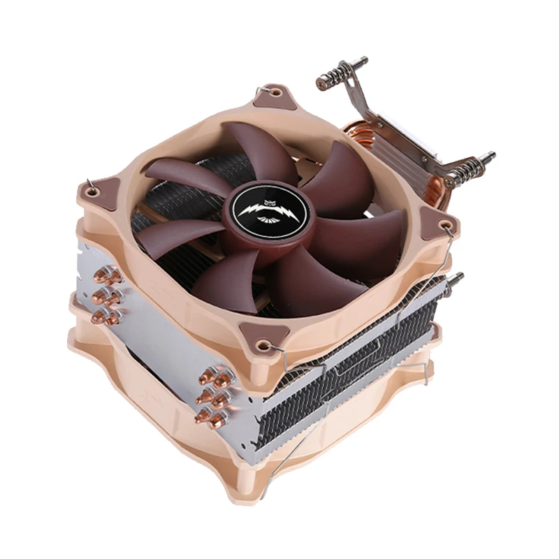 Computador Cpu Ventilador de Refrigeração Heat Pipe Processador Cooler Eficiente Refrigerado a ar Adequado para Instalar Lga2011 X79 X99 e5 2099 120 mm Ventilador - Imagem 2