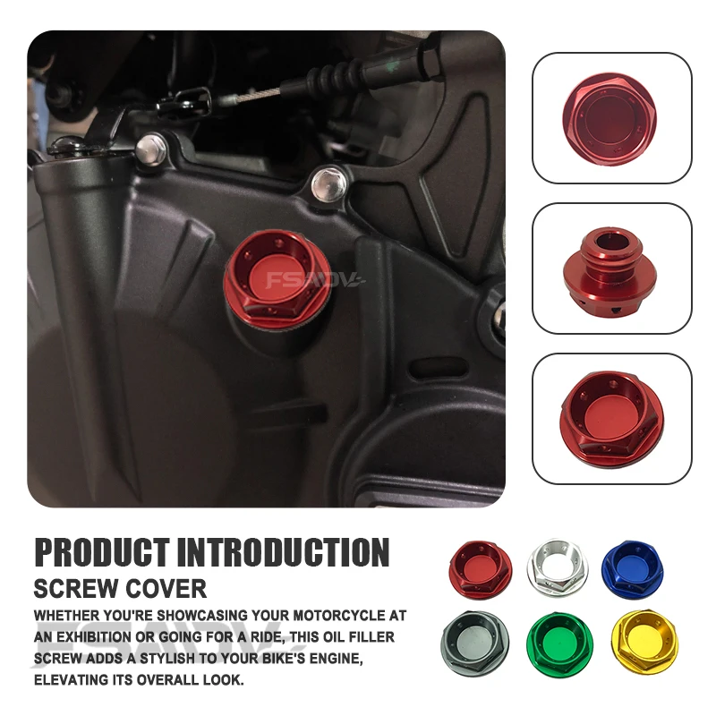 バイク用 オイルフィラーキャップ オートバイのフロントとリアブレーキ