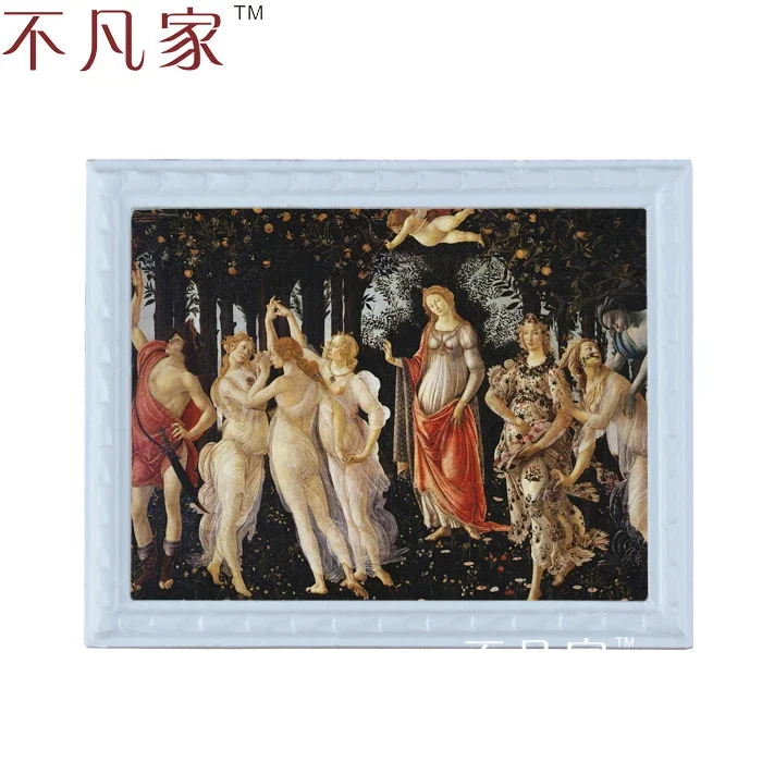 

Wholesale dollhouse 1:12 scale miniatue Classical religion 2 oil painting C-4