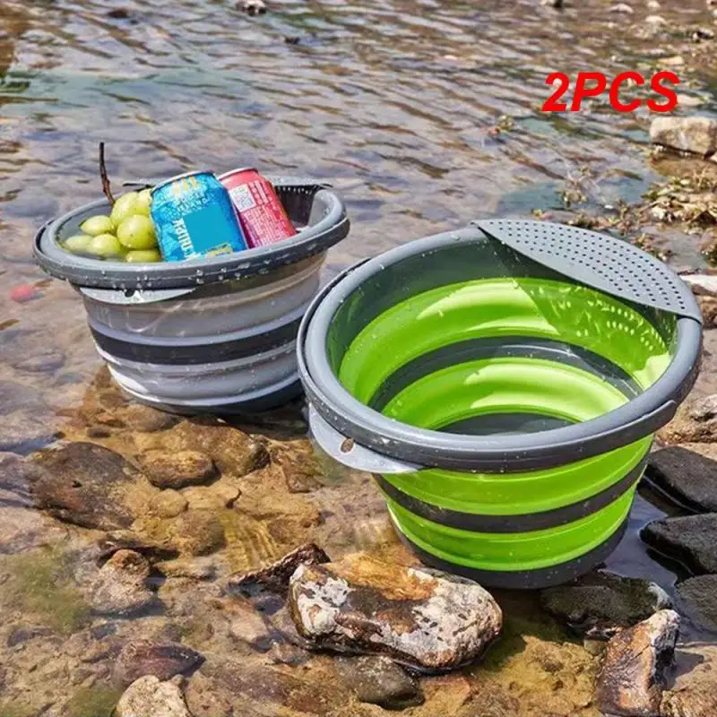 

2 шт., портативное ведро для мытья, вес брутто 220 г